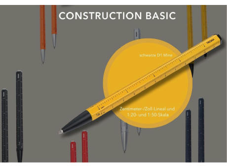 TROIKA Multitasking-Kugelschreiber CONSTRUCTION BASIC
