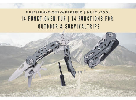 TROIKA Multifunktions-Werkzeug FIRE TOOL 14