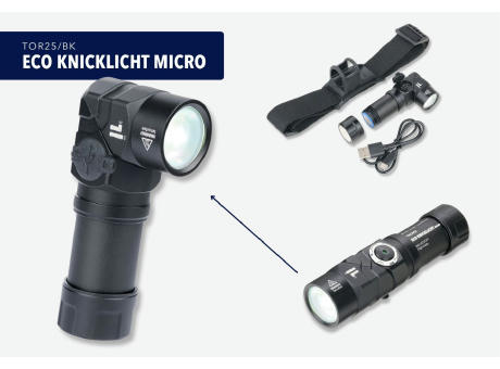 TROIKA Taschenlampe ECO KNICKLICHT MICRO