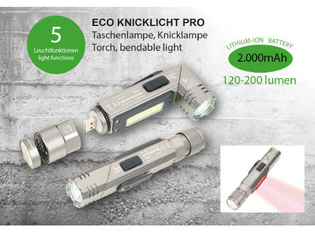 TROIKA Taschenlampe ECO KNICKLICHT PRO