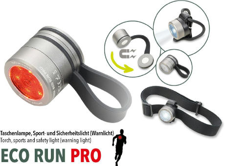 TROIKA Taschenlampe ECO RUN PRO