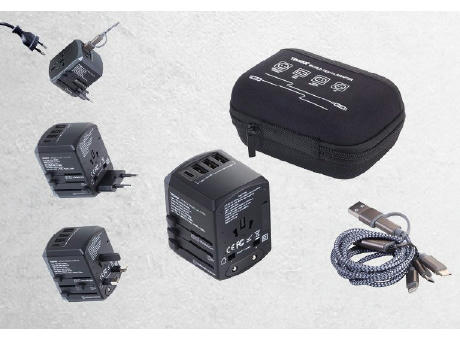 TROIKA Reiseadapter-Set TROIKA WORLD TRAVEL ADAPTER