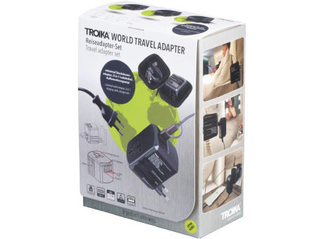 TROIKA Reiseadapter-Set TROIKA WORLD TRAVEL ADAPTER