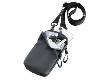 TROIKA Smartphone Umhängetasche TROIKA BLACK SMARTBAG