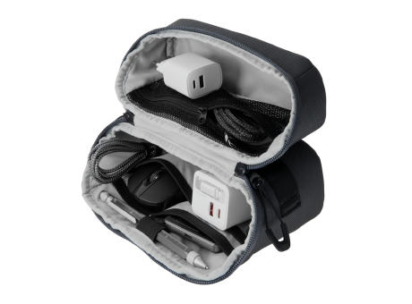 TROIKA Kabeltasche BLUE CYCLE TECH 2 GO