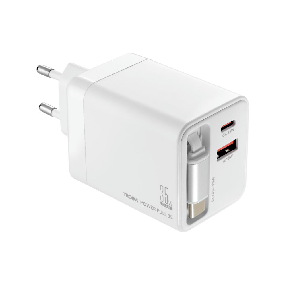 TROIKA Ladestecker POWER PULL 35