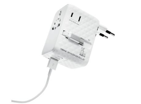 TROIKA Reiseadapter WORLDWIDE PULL 35