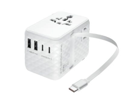 TROIKA Reiseadapter WORLDWIDE PULL 35