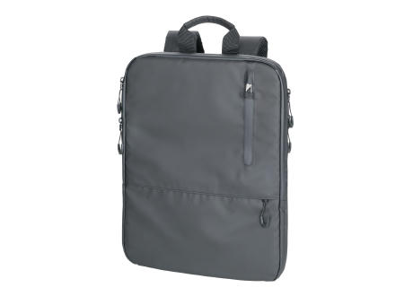 TROIKA Laptop-Rucksack TROIKA BLACK EXPANDABLE