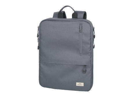TROIKA Laptop-Rucksack BLUE CYCLE EXPANDABLE