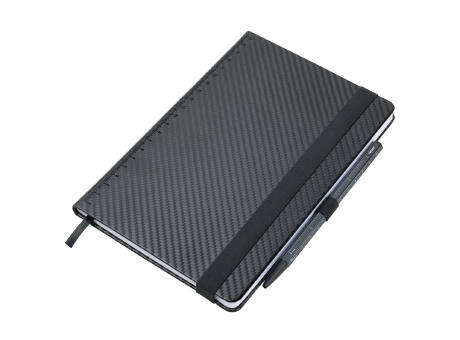 TROIKA Notizblock SLIMPAD A5 CARBON