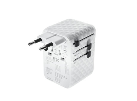 TROIKA Reiseadapter WORLDWIDE PULL 35