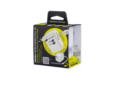 TROIKA Reiseadapter WORLDWIDE PULL 35