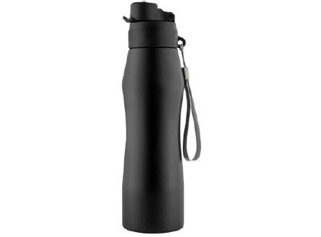 Metmaxx® Wasserflasche "GenerationRefill" schwarz