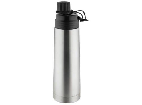 Metmaxx® Thermoflasche "GenerationRefillOne4All"  silber 