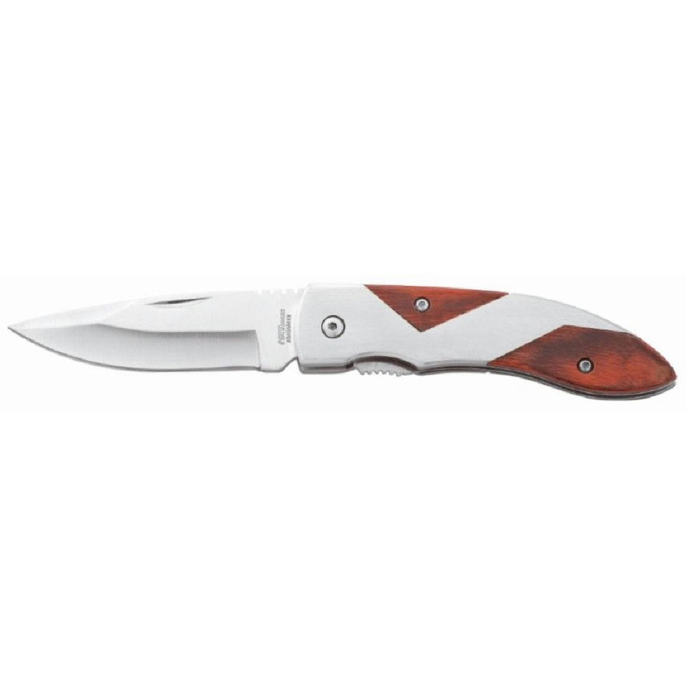 Metmaxx® Outdoormesser "CrossWood" silber