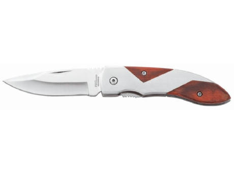 Metmaxx® Outdoormesser "CrossWood" silber