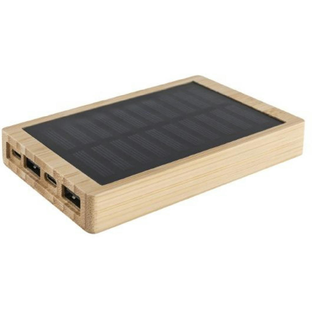 Metmaxx® "SolarBankProBamboo" 