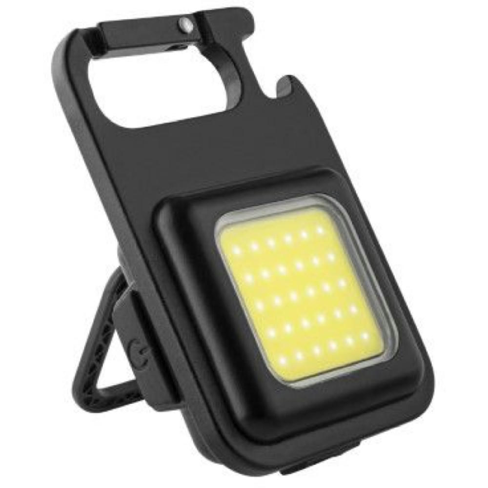 Metmaxx® LED MegaBeam Lampe "MiniSquareLightReCharge" schwarz