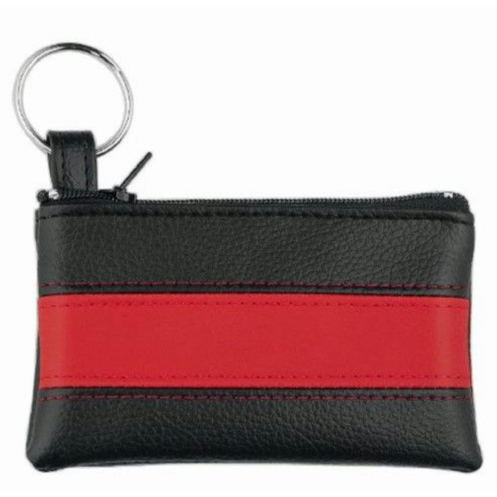 CreativDesign® Schlüsseltasche "LookPlus" schwarz/rot