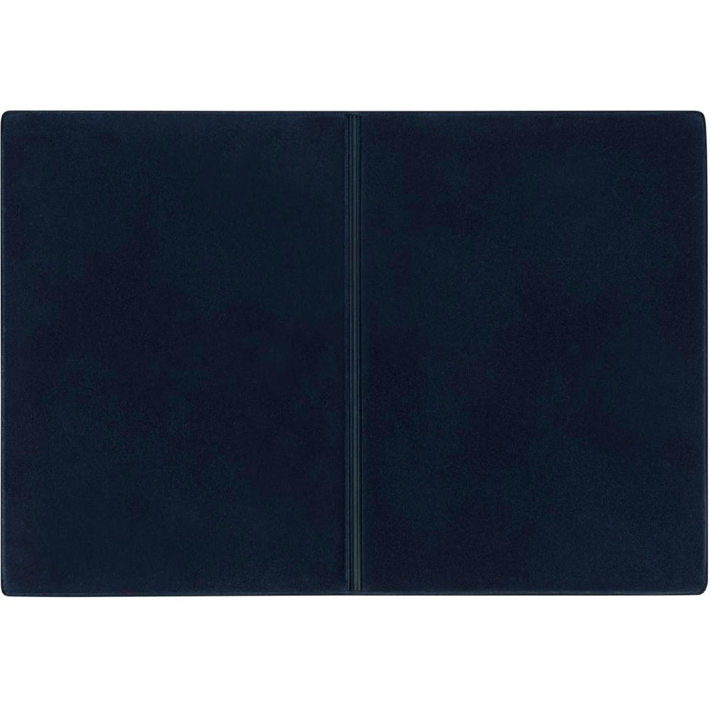 CreativDesign® Ausweistasche "2-fach" Velours blau