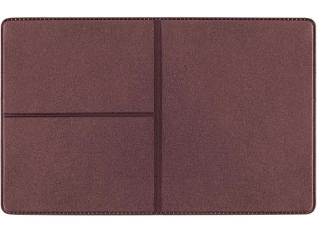 CreativDesign® Ausweistasche "Euro" Reflexfolie bordeaux mit Einschub