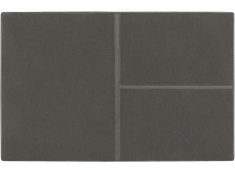 CreativDesign® Ausweistasche "Euro" Veloursfolie grau  mit Einschub