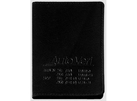 CreativDesign® Ausweistasche "LefastoffOffenkantig" schwarz