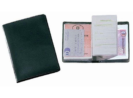 CreativDesign® Ausweistasche "LefastoffOffenkantig" schwarz