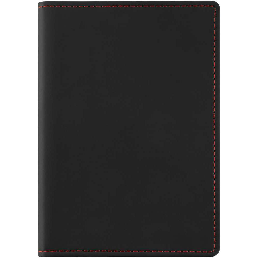 Blackmaxx® Ausweistasche "ColourCraft" schwarz/rot 