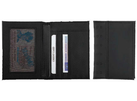 CreativDesign® Ausweistasche "Square" schwarz