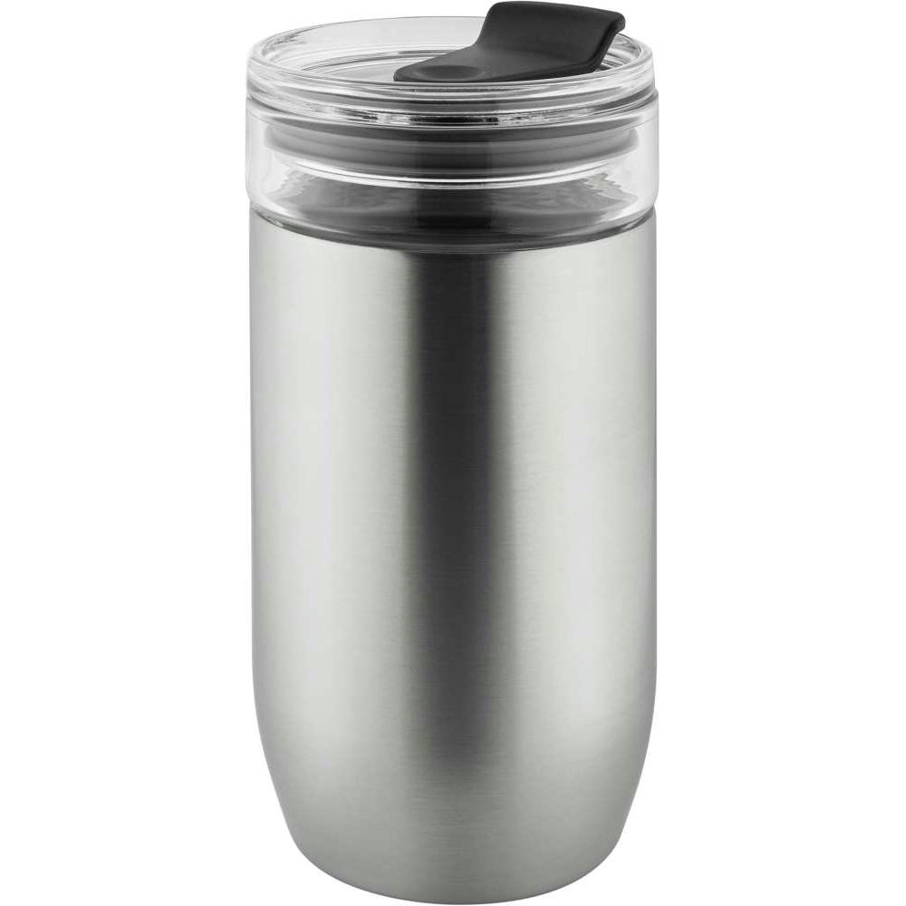 Metmaxx® Thermobecher "CremaGourmetMedium" silber