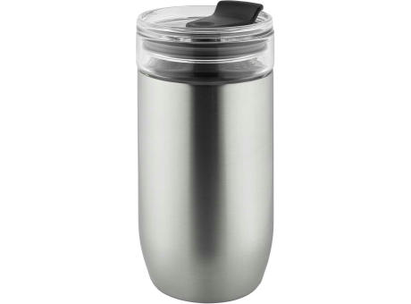 Metmaxx® Thermobecher "CremaGourmetMedium" silber