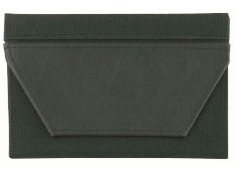 CreativDesign® Ausweistasche "ColourStripe" schwarz/schwarz