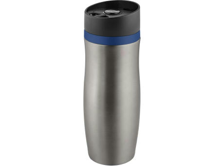 Metmaxx®Thermobecher "CremaExtensaProtect“ titan/Ring blau