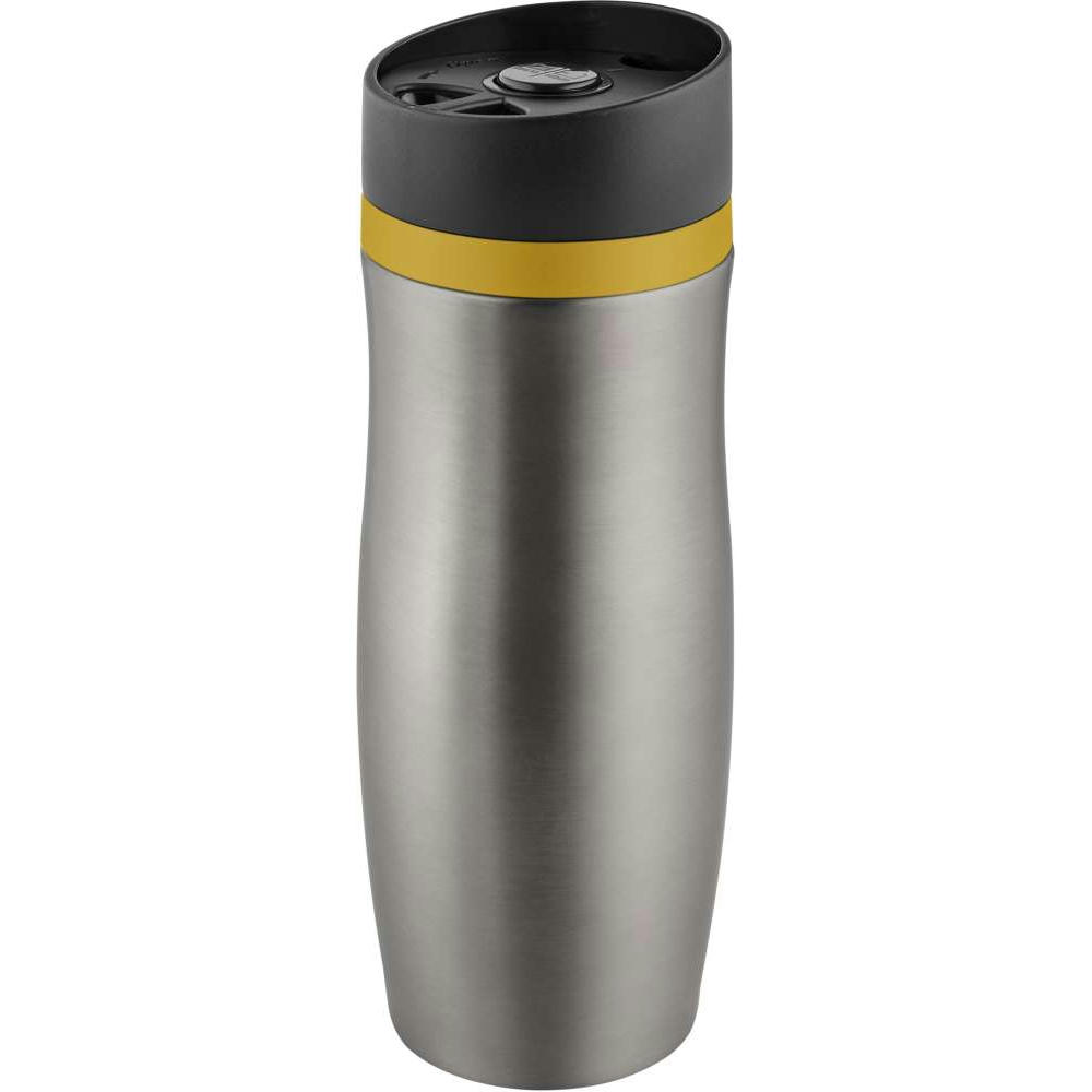 Metmaxx®Thermobecher "CremaExtensaProtect“ titan/Ring gelb
