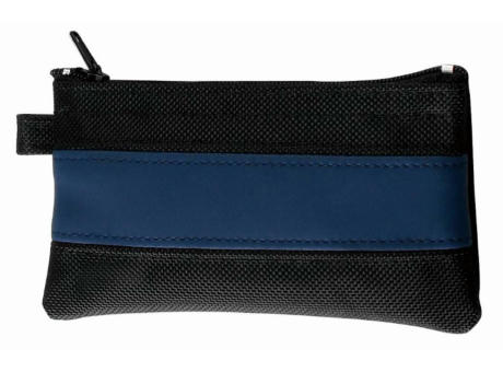 CreativDesign® Schlüsseltasche "ColourLane"  schwarz/blau