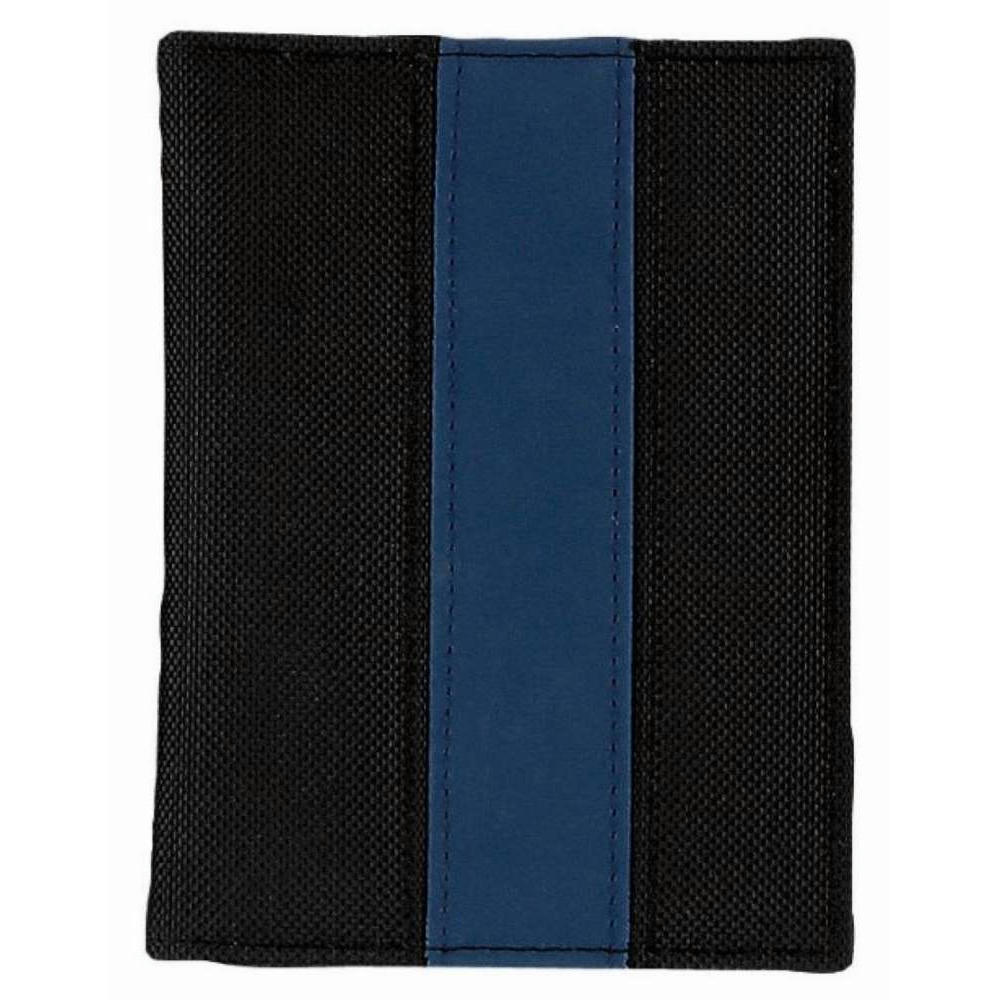 CreativDesign® Ausweistasche "ColourLane" schwarz/blau