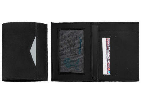 CreativDesign® Ausweistasche "PeppPaper" schwarz