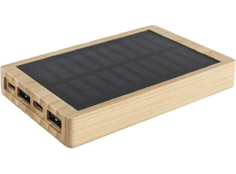 Metmaxx® "SolarBankProBamboo" 