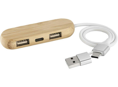 Metmaxx® Hub "MultiHub&Charge“ braun