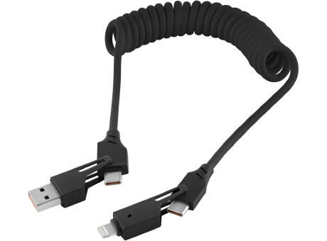 Metmaxx® Ladekabel "PowerTwistPro4X"