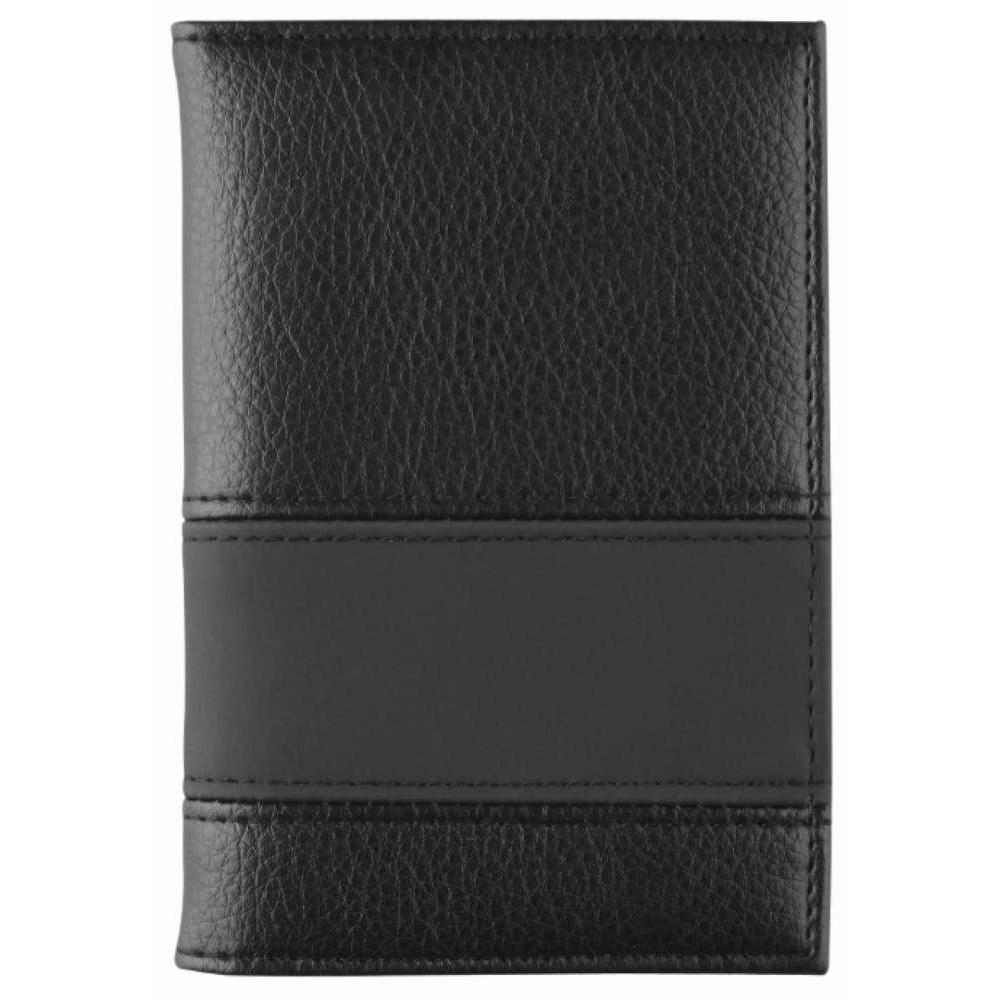 CreativDesign® Ausweistasche "LookPlus" schwarz/schwarz