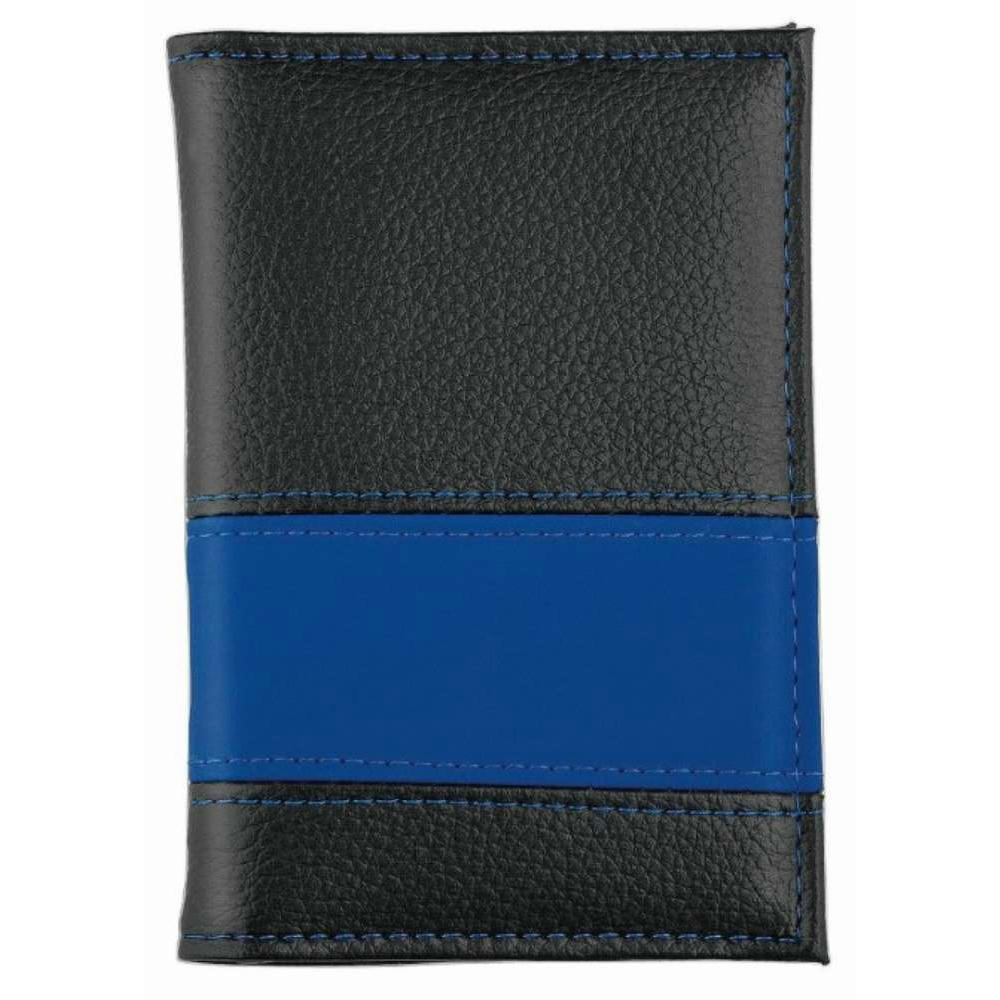 CreativDesign® Ausweistasche "LookPlus" schwarz/blau