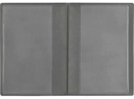 CreativDesign® Ausweistasche "4-fach" Velours grau