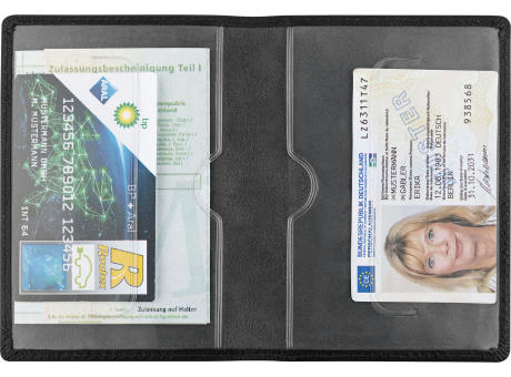 Blackmaxx® Ziegenlederführerscheintasche "EcoNappaDeLuxe Basic"