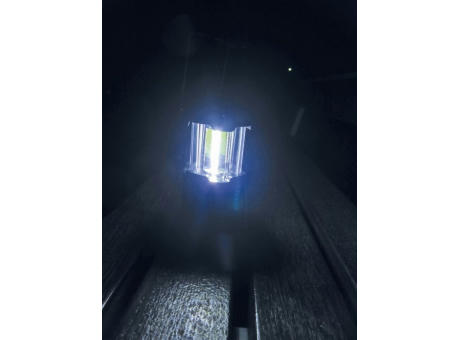Metmaxx® LED MegaBeam Laterne "OutdoorBuddyMini" schwarz