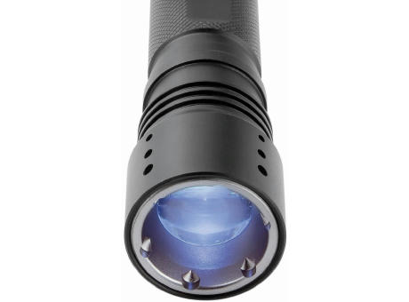 Metmaxx® LED MegaBeam Taschenlampe "PowerFocus5Watt" schwarz