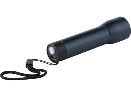 Metmaxx® Taschenlampe "MetalRecharge Evo" blau