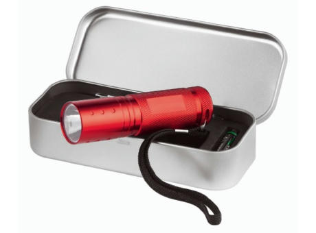 Metmaxx® LED MegaBeam Taschenlampe "GoRed3Watt" rot